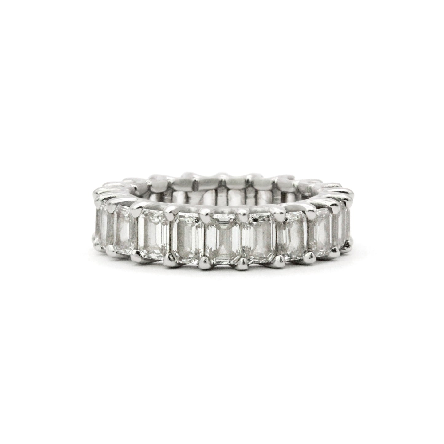 Emerald Cut Eternity Band