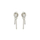 Diamond Gold Chain Earrings