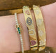 Diamond & Emerald Tennis Bracelet