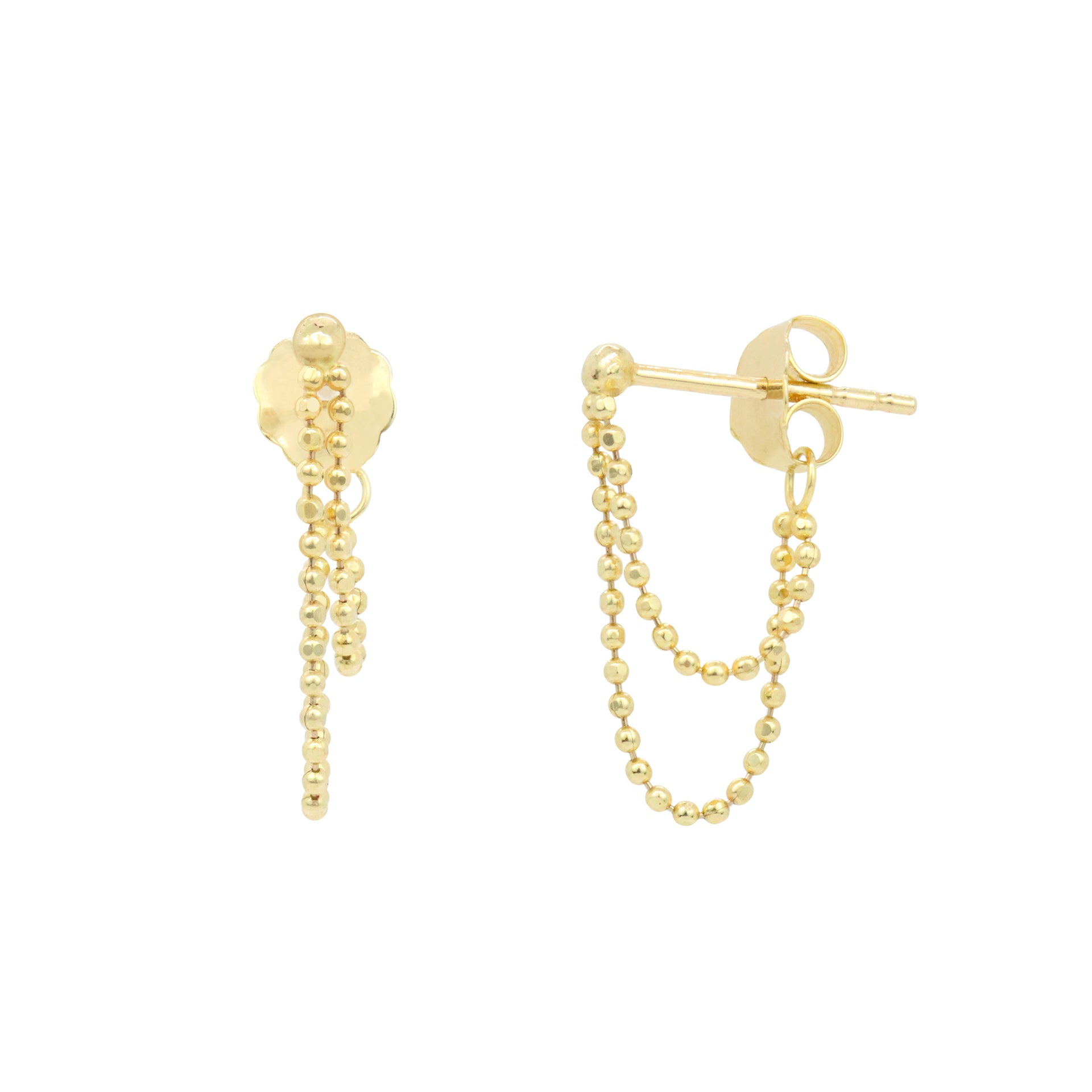 Gold Chain Earrings