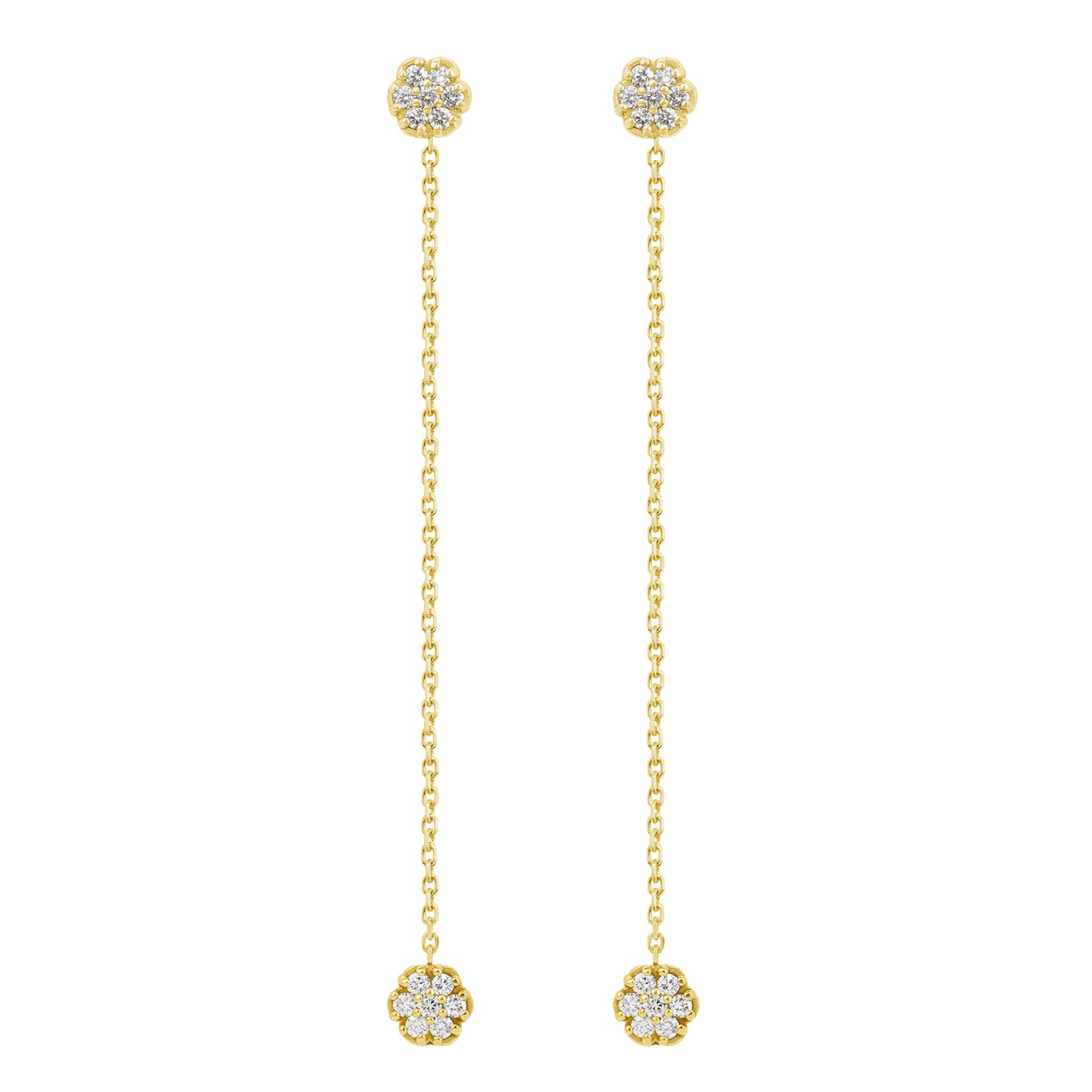 Diamond Drop Earrings