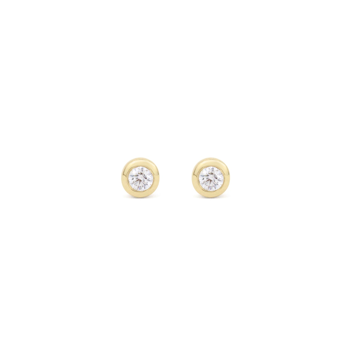 Bezel Set Studs