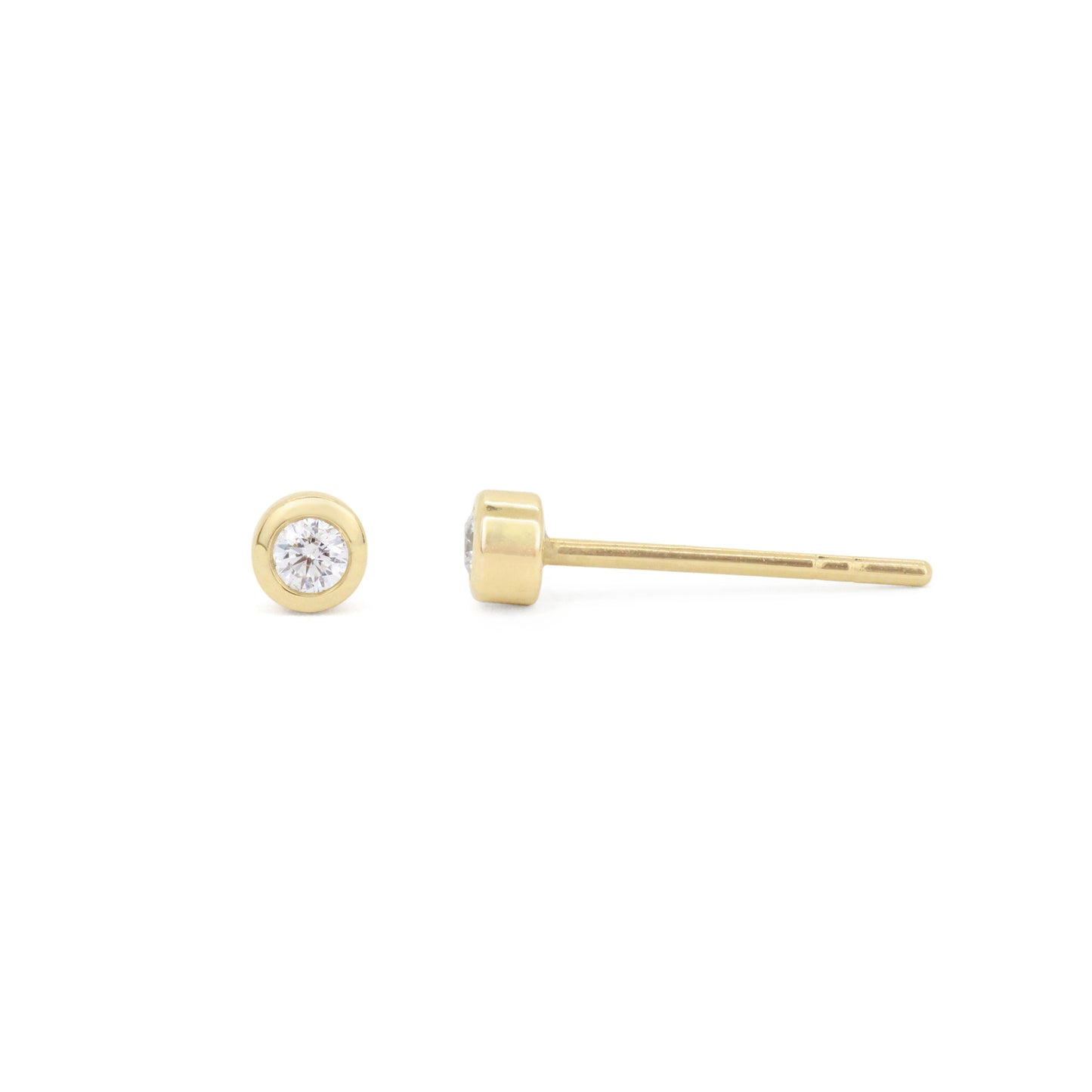 Bezel Set Studs
