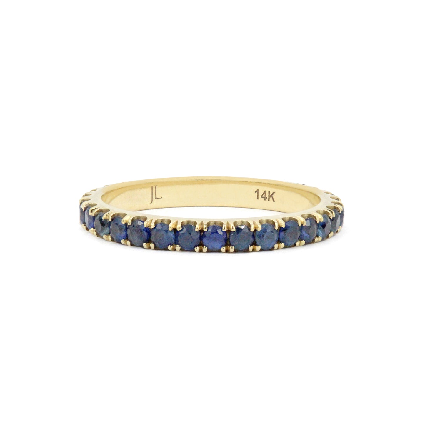 Blue Sapphire Eternity Band