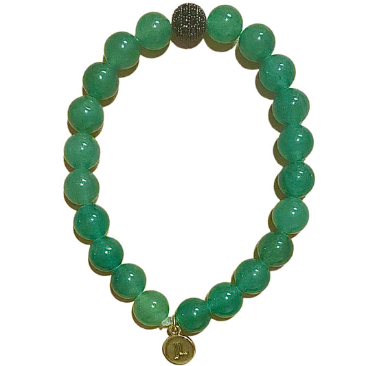 Green Agate Gemstone Bracelet