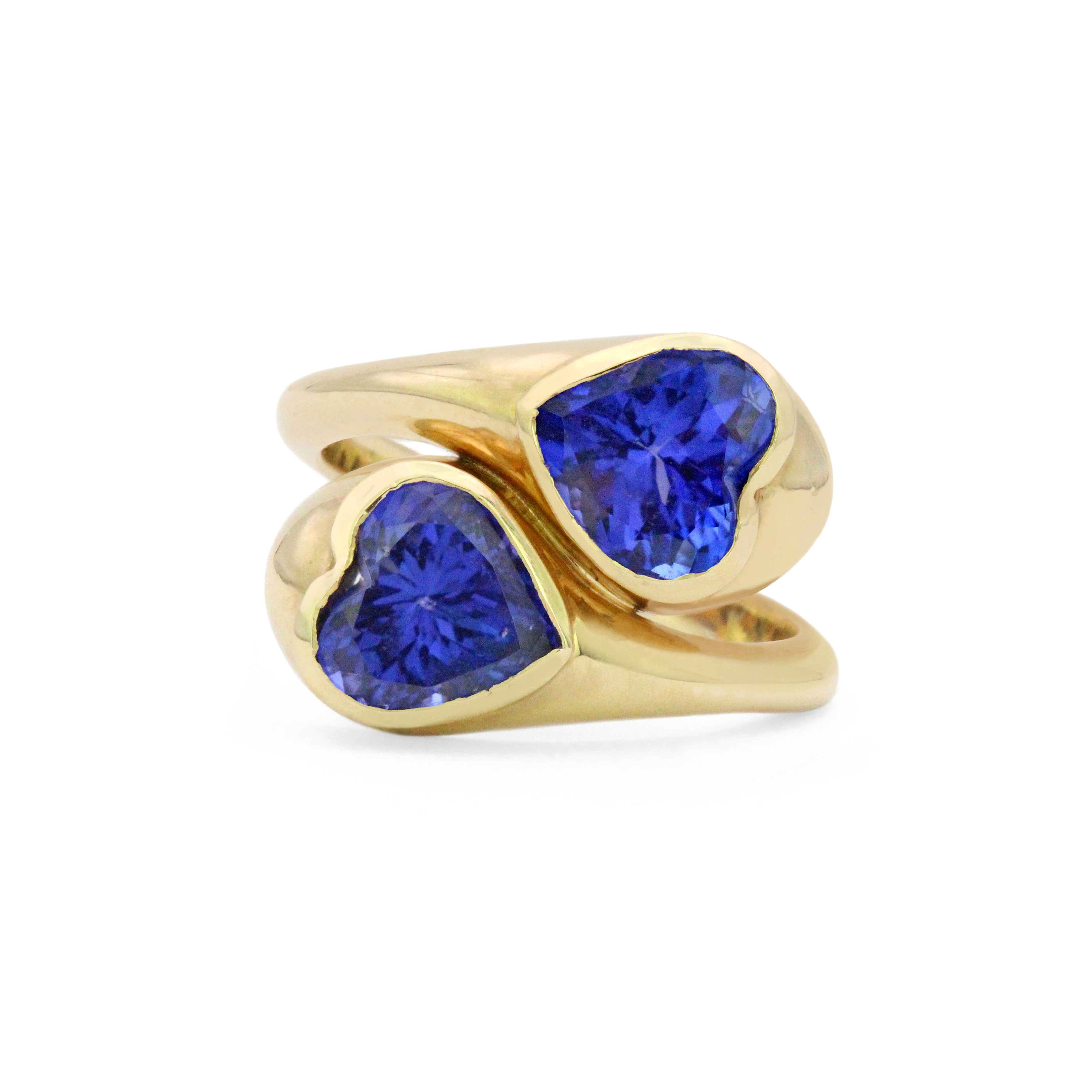 Tanzanite Heart Ring