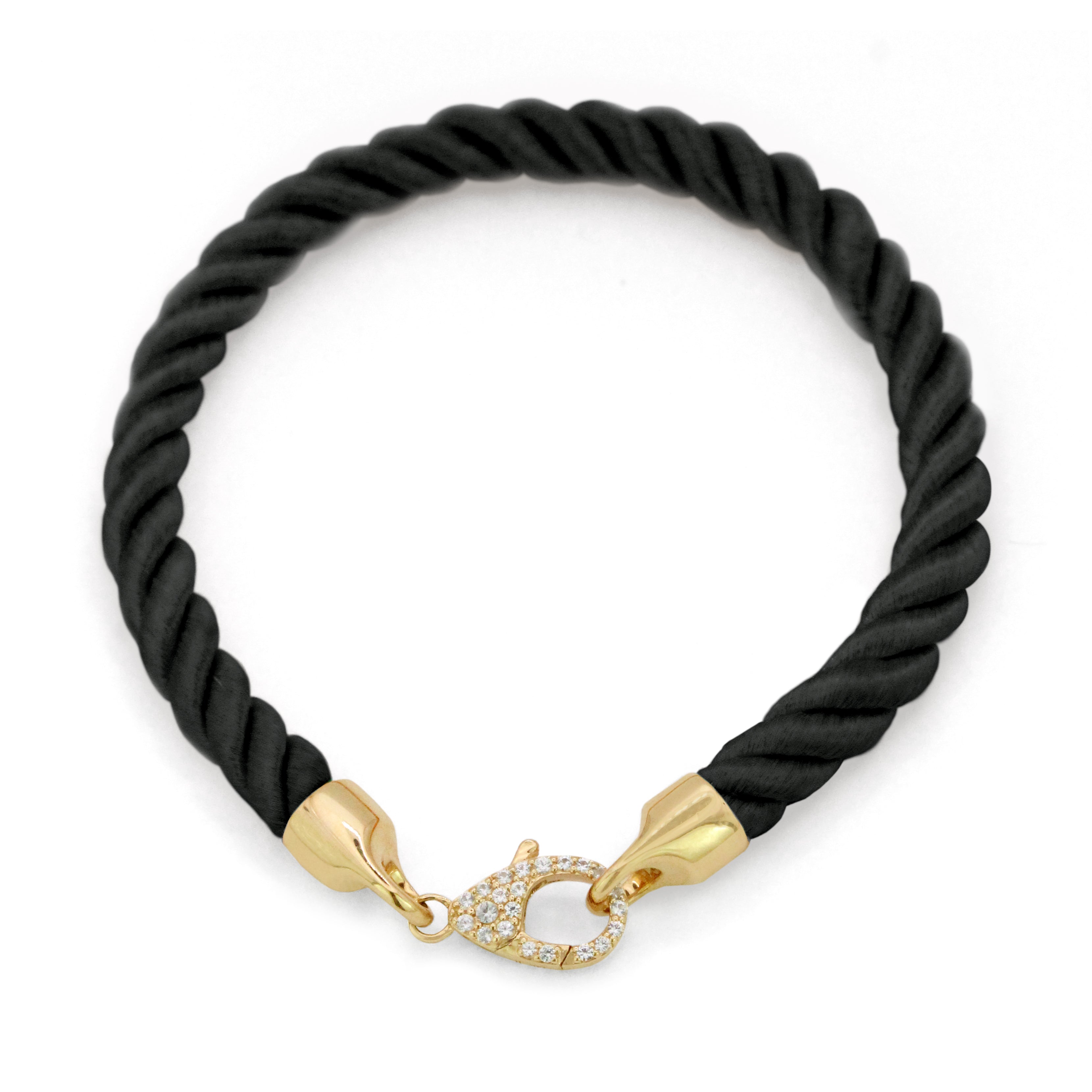 Black Rope Bracelet