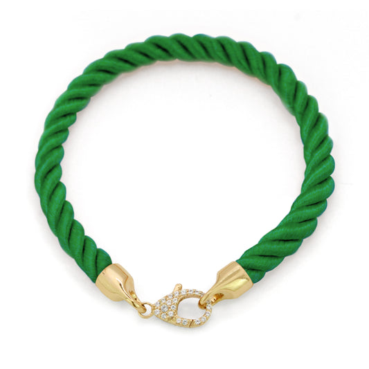 Green Rope Bracelet