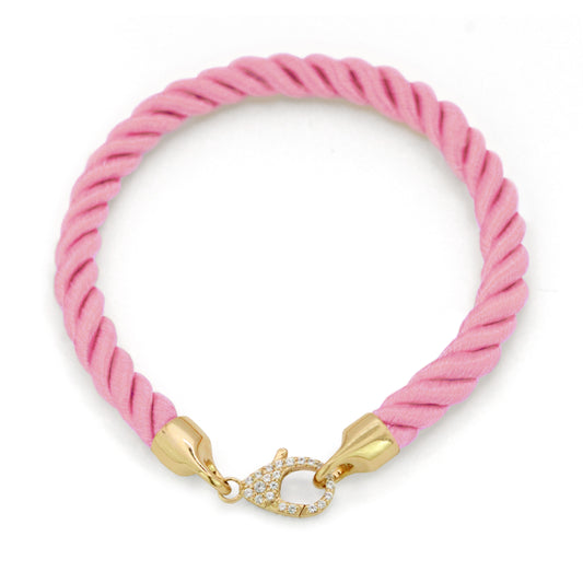 Pink Rope Bracelet