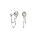 Diamond Gold Chain Earrings