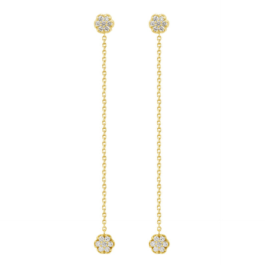 Diamond Drop Earrings