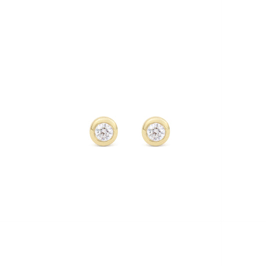 Bezel Set Studs