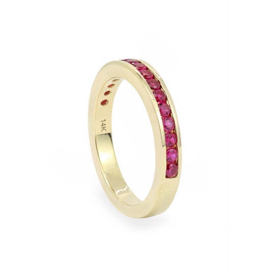 Channel Set Ruby Band