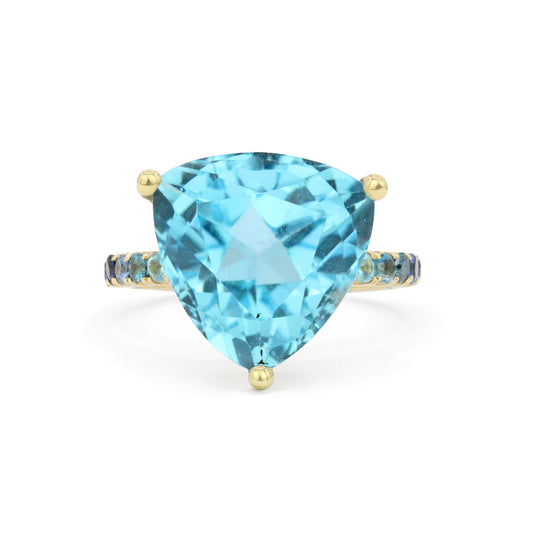 Blue Ombre Topaz Ring
